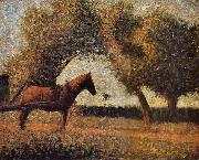 The Harness Carriage Georges Seurat